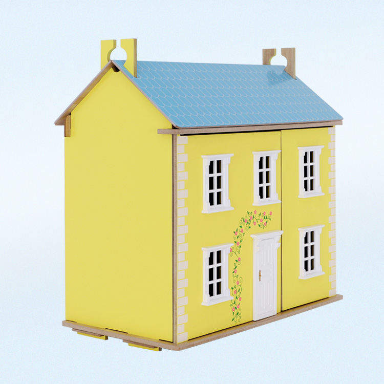 Classic Wooden DIY Children Doll House Toy Play House