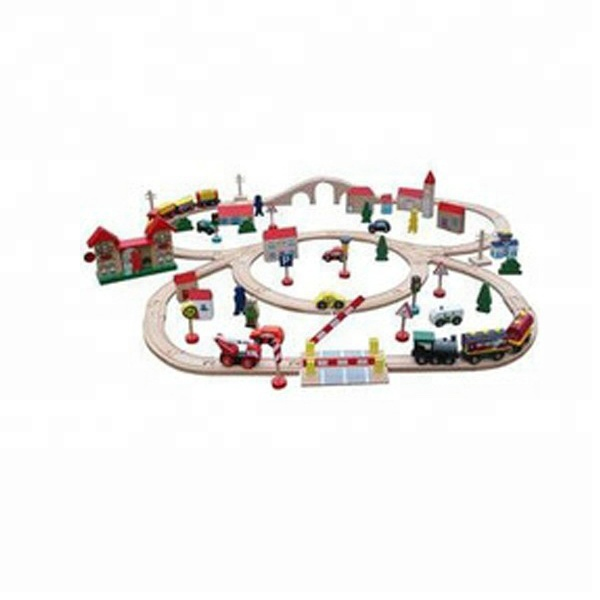 Small Wooden Toy Trains for Kids