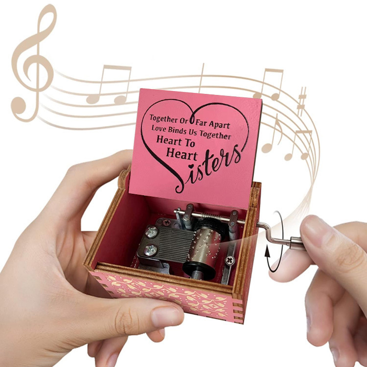 Wooden Music Box Detail 6