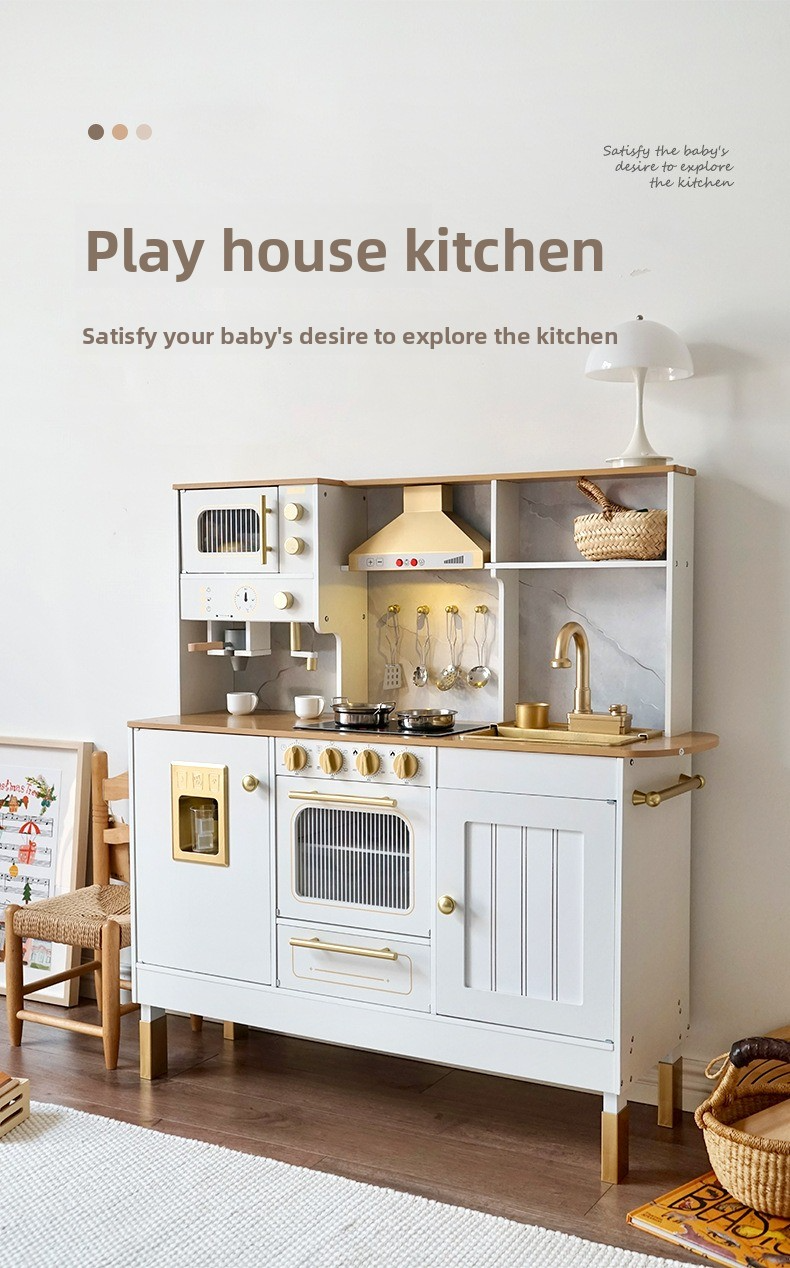 Wooden Play Kitchen details 6