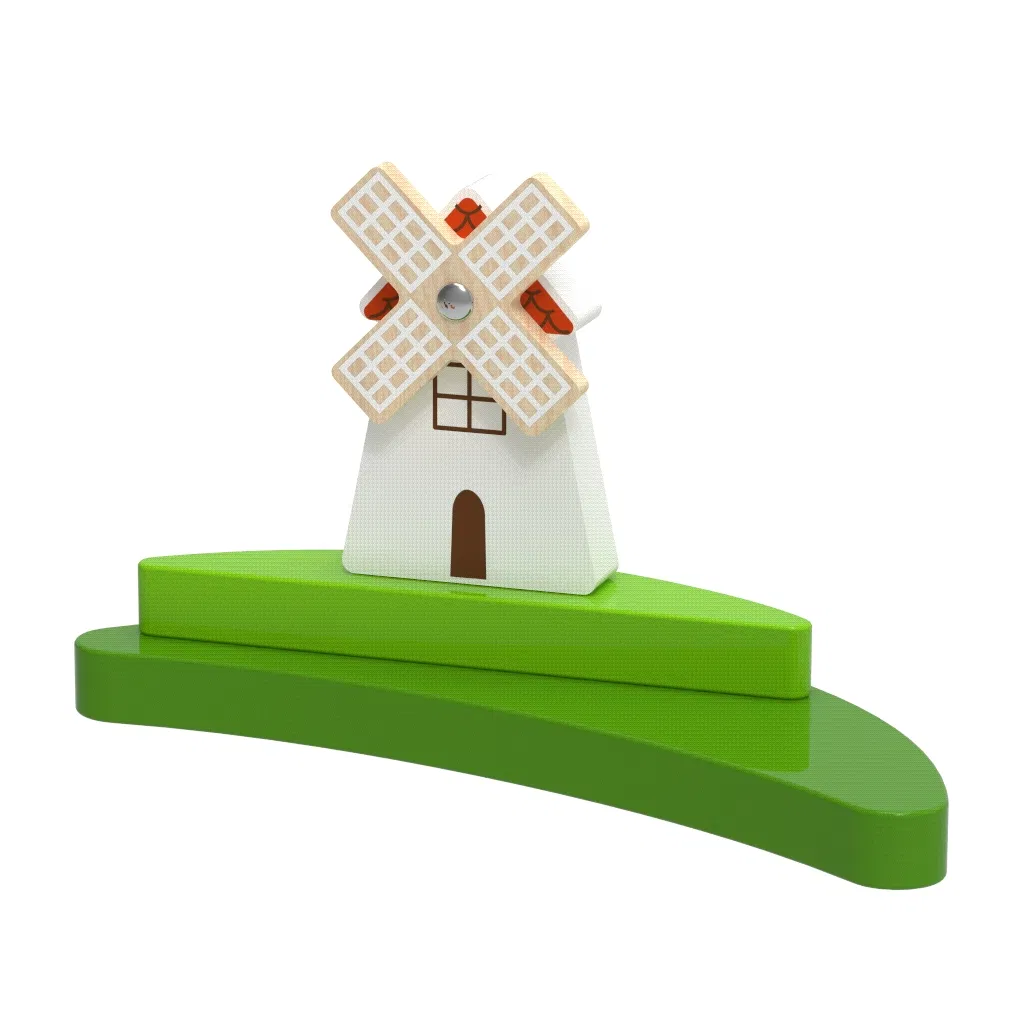 Farm Wooden Railway Starter Set Stacking Layout