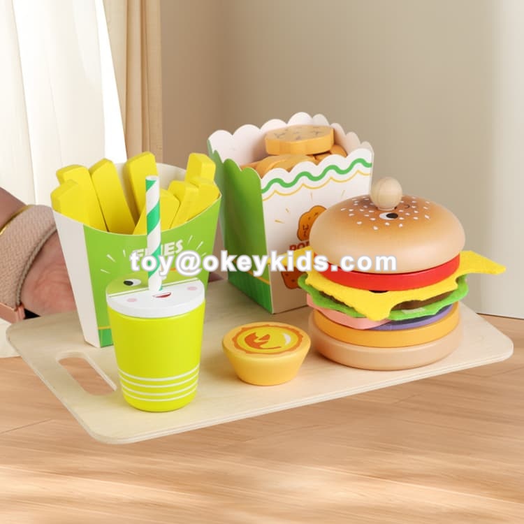 Wooden Sandwich Toy Interactive Play