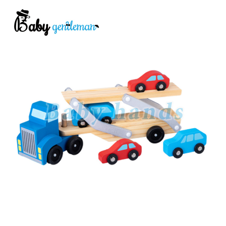 Factory Wholesale Preschool Wooden Farm Train Toy Set for Children Z04572A