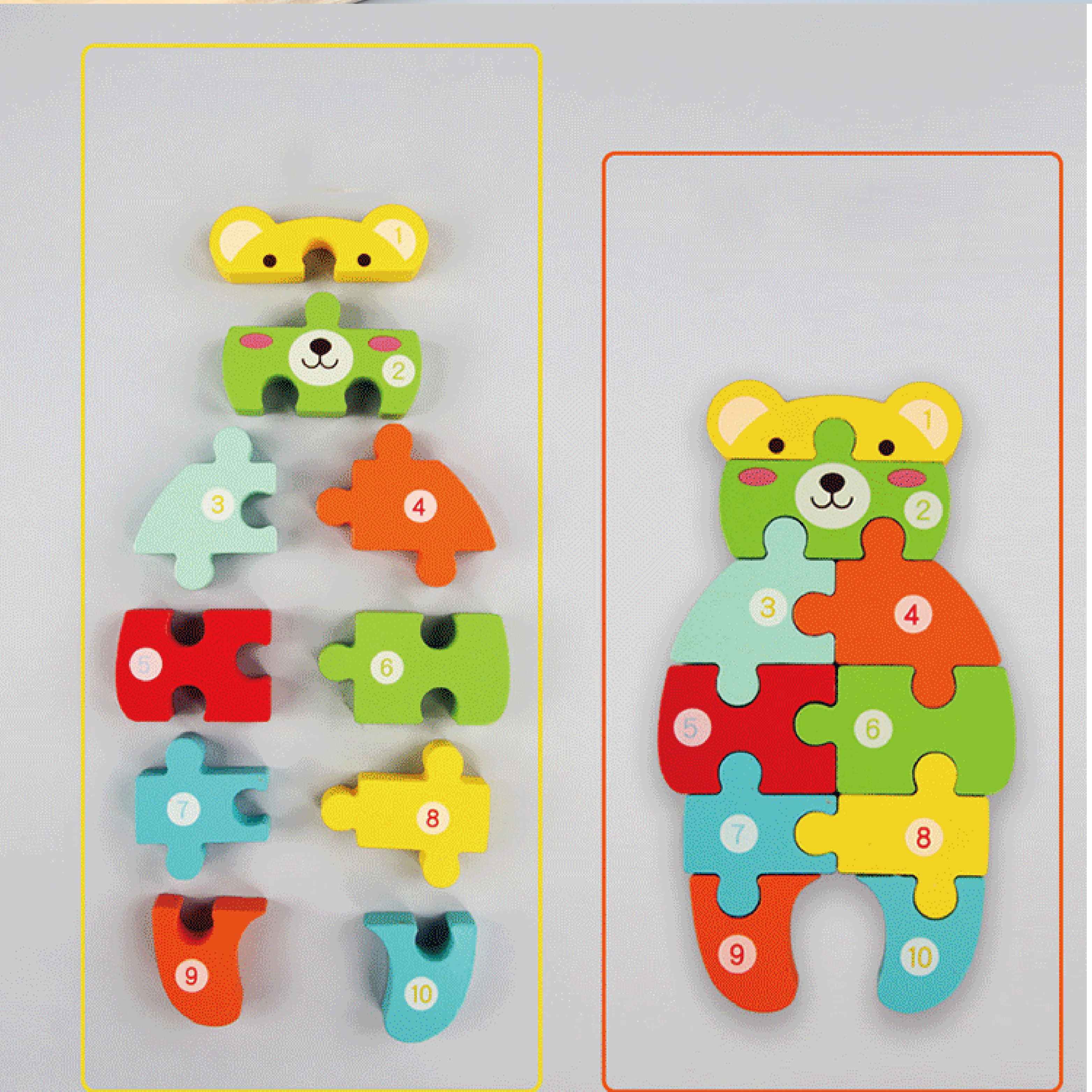 Wooden 3D Puzzle Detail 4