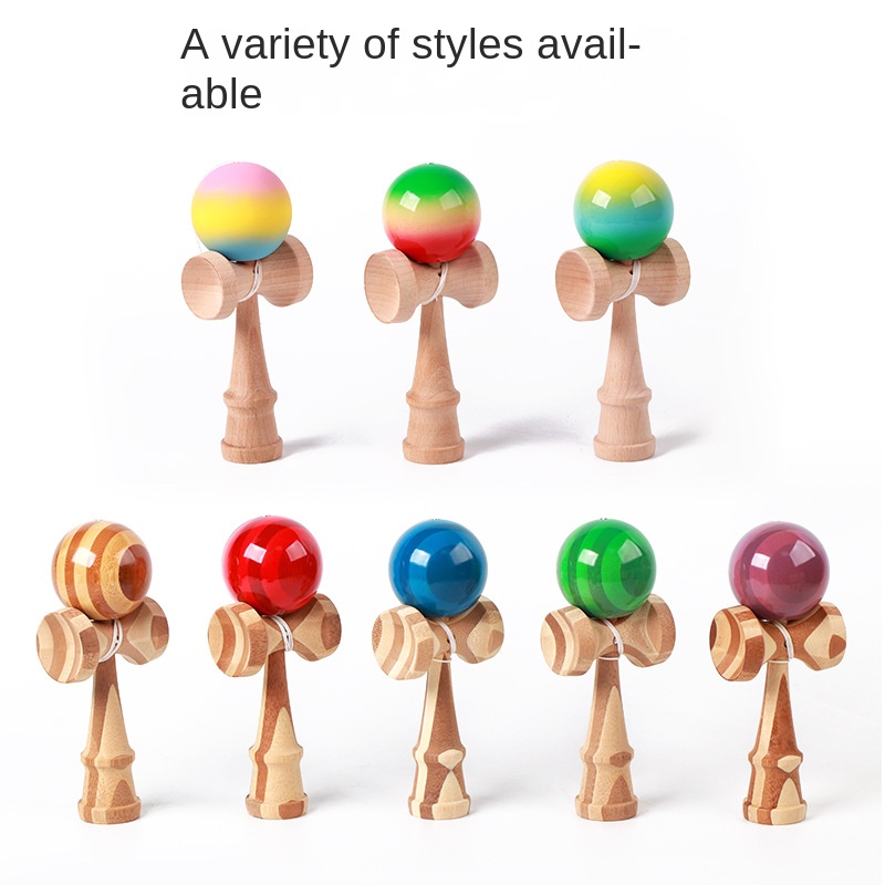 Wholesale Traditional Kendama Gift Made Wood Outdoor Toys Structures
