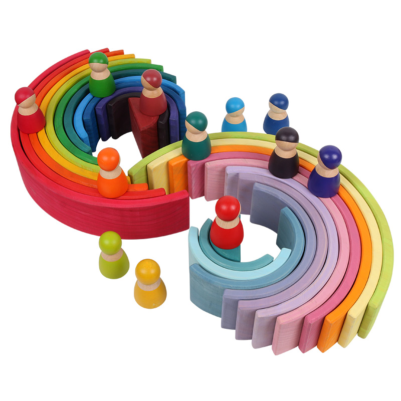 Wooden Blocks Close-up 2