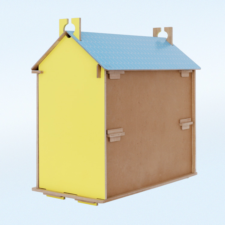 Classic Wooden DIY Children Doll House Toy Play House