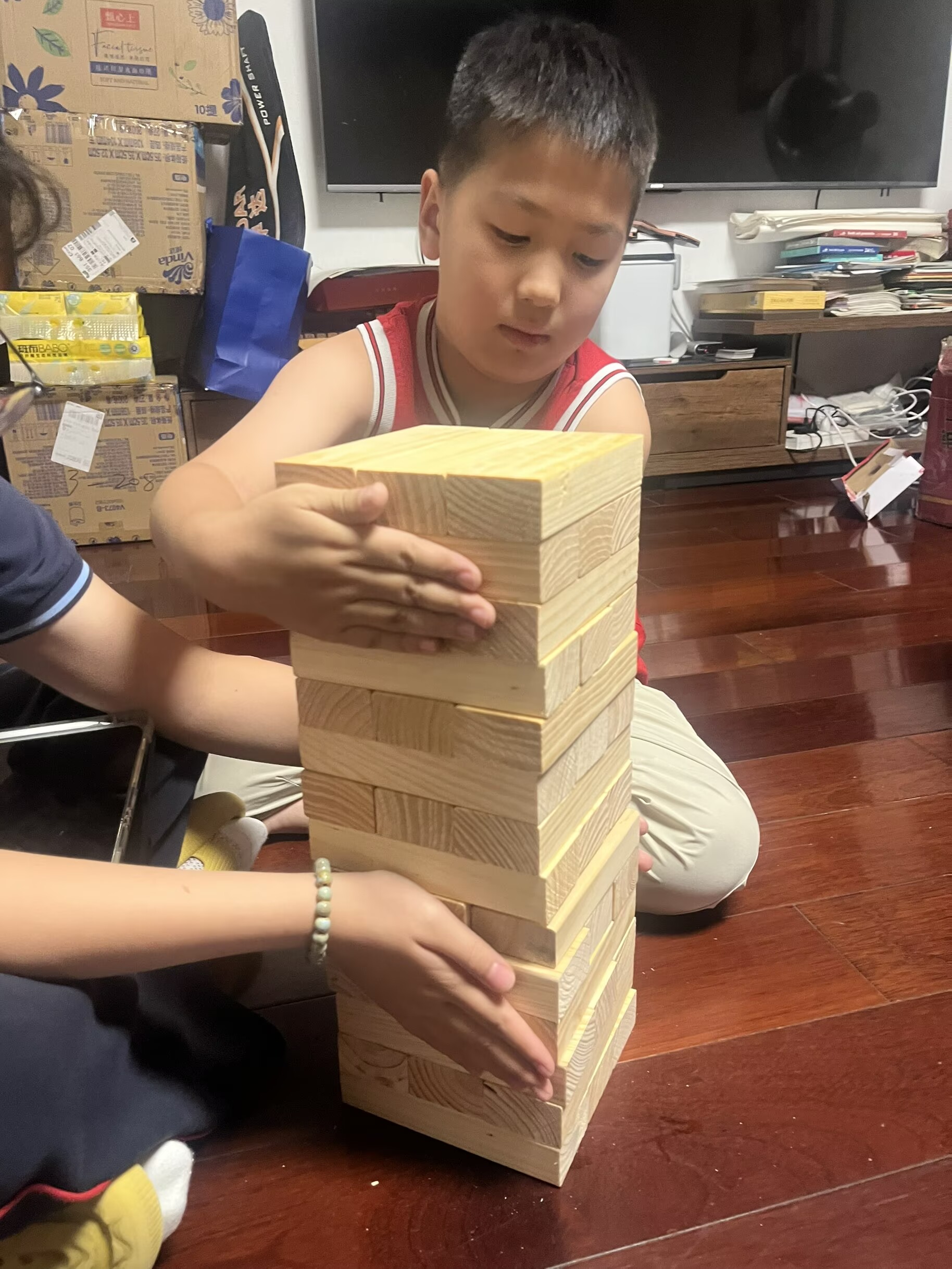 Adults Super Naughty Eco-friendly Wooden Block Tower Tumbling Stacking DIY Toy with Customizable Options