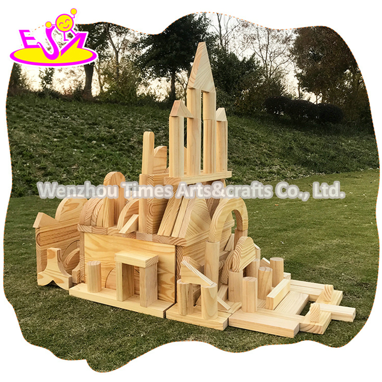High Quality Non-Toxic Wooden Giant Building Blocks for Outdoor W01d097