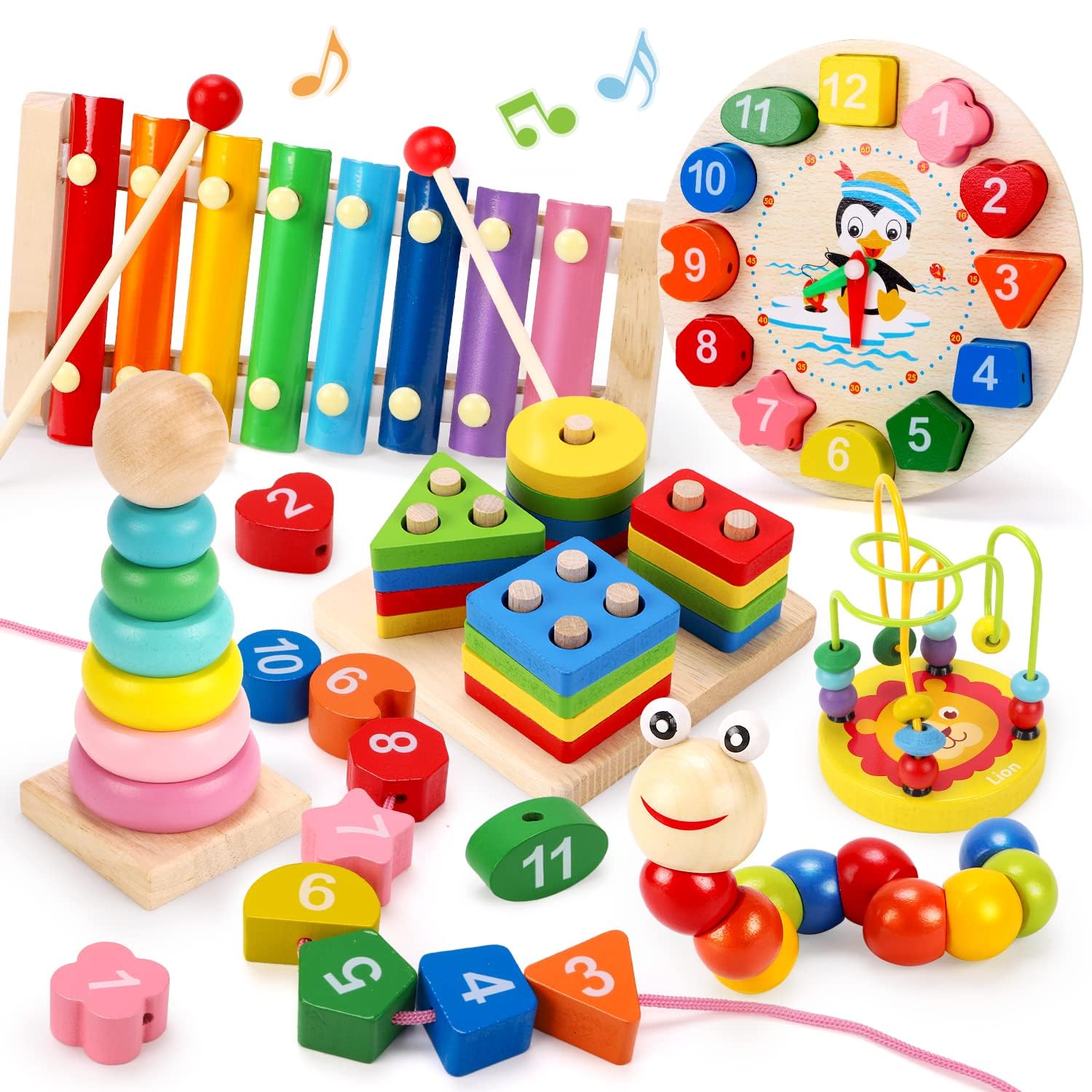 Wholesale Montessori Wooden Educational Toys Baby Toys for Children's Educational Development