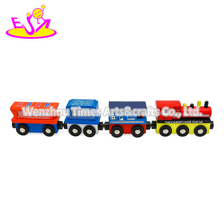 Wholesale Mini Wooden Magnetic Train Toy Set for Children W04A481