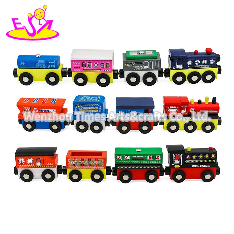 New Hottest Educational Wooden Magnetic Train Set for Kids W04A480