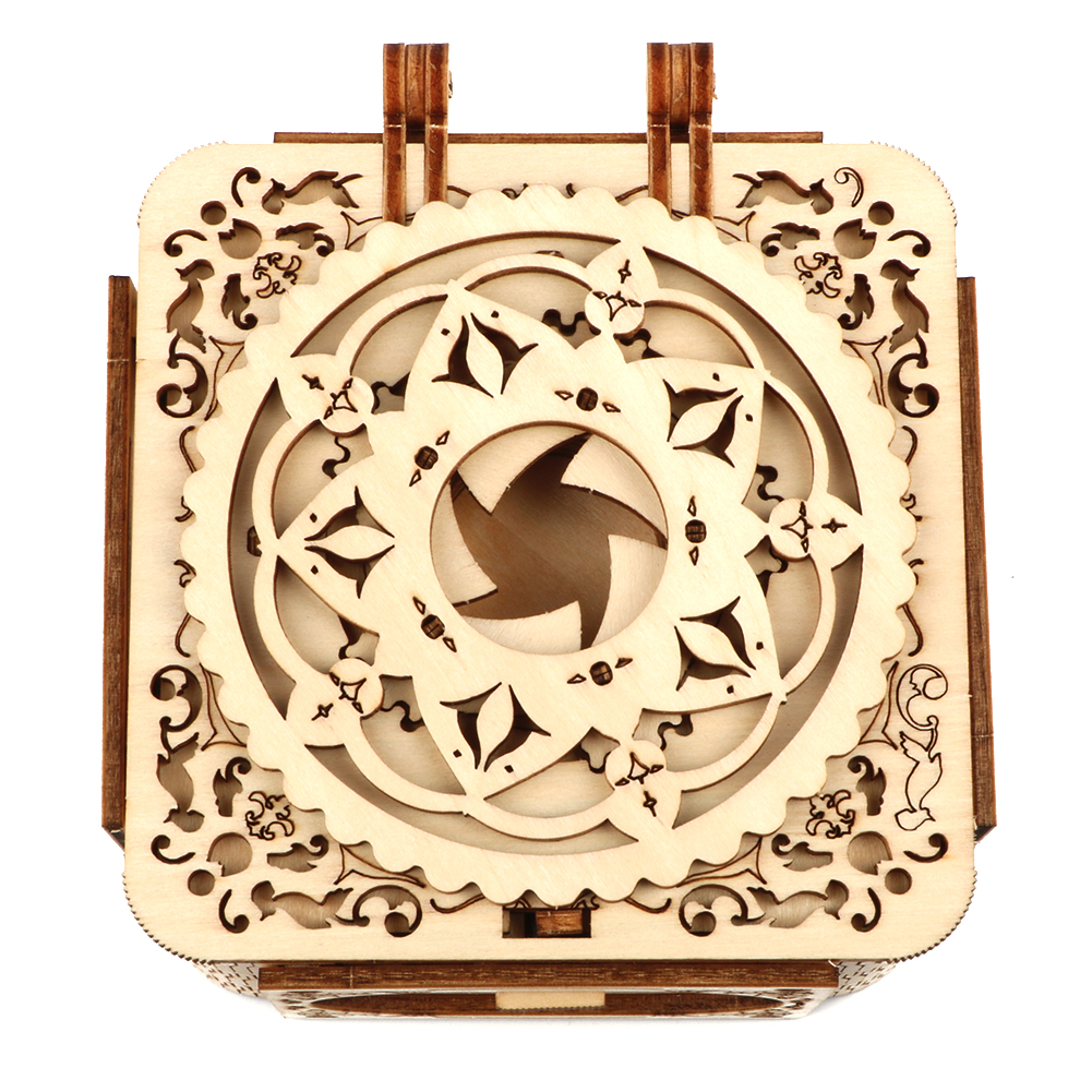 Custom 3D Wooden Puzzle Wooden Building Blocks Set Music Box DIY TOY STEM Learning Educational Toys for Boys Girls LT-YYH-21