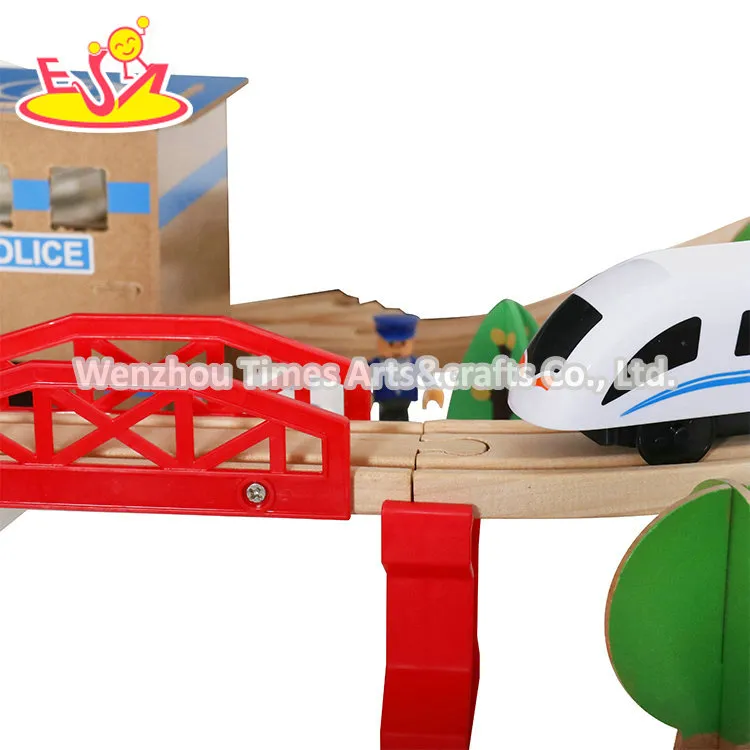 New Design Kids Wooden Electric Toy Train Sets W04c048