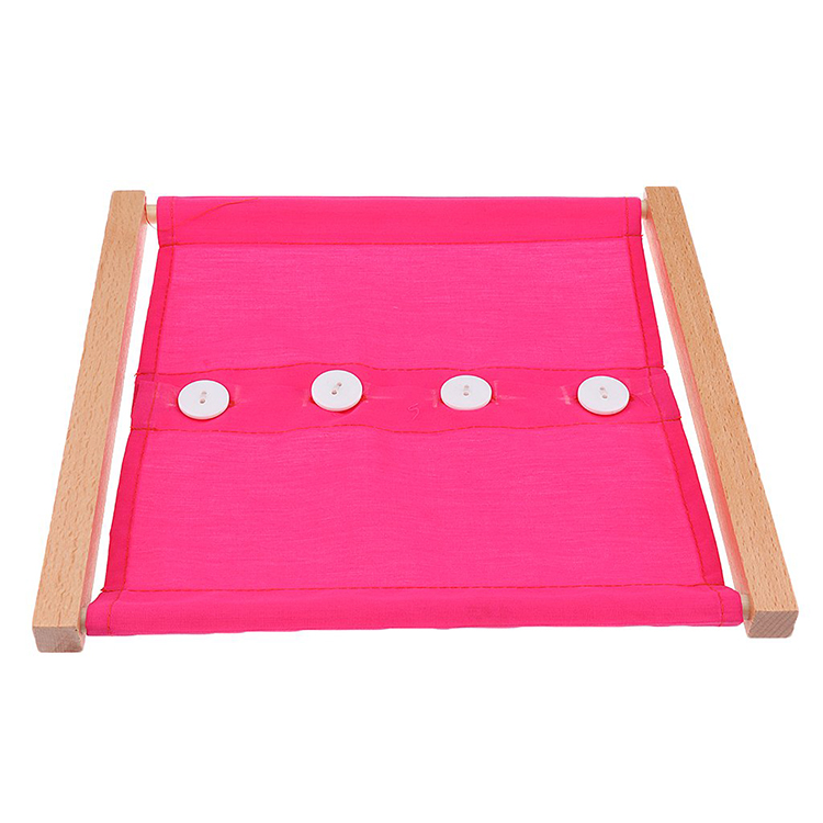 High Quality Practical Life Materials Wooden Educational Toys Montessori Resources Lacing Dressing Frame