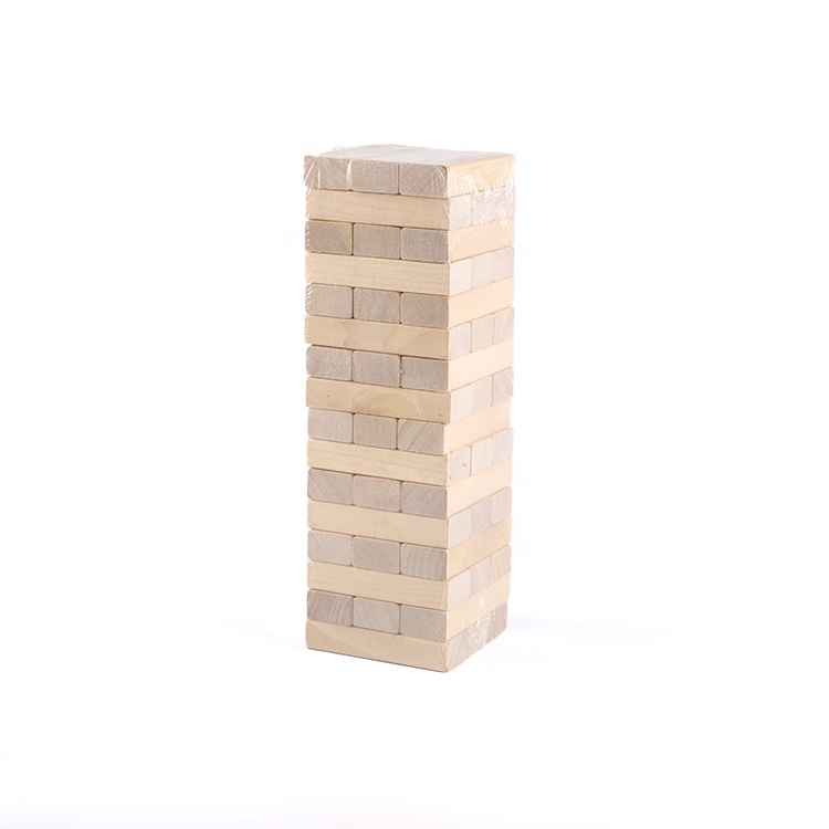 Classic Wooden Stacking Board Games Building Blocks for Kids