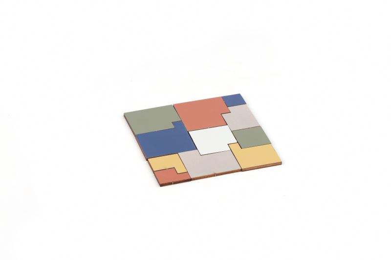 Children Baby Educational DIY Toy Wooden 3D Match Game Jigsaw Puzzle for 3+ Years <50 Pieces Color Box