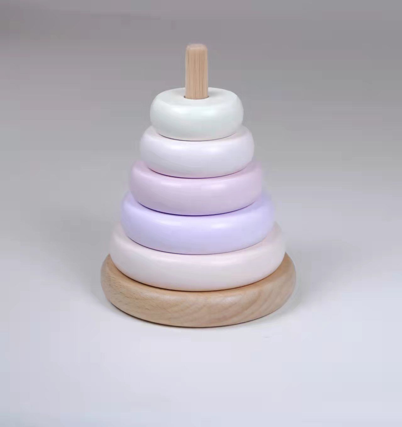 Classic Wooden Stacking Blocks - Montessori Building Toy for Children