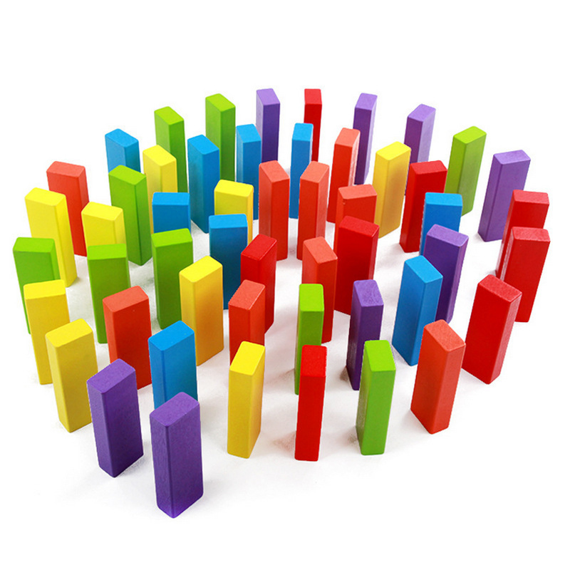 Wooden Toy Tumbling Tower Brick Building Game Toppling Blocks