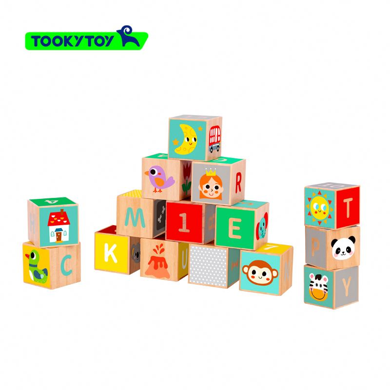 Intelligent Wooden Animal Building Blocks for Kids Logic Learning