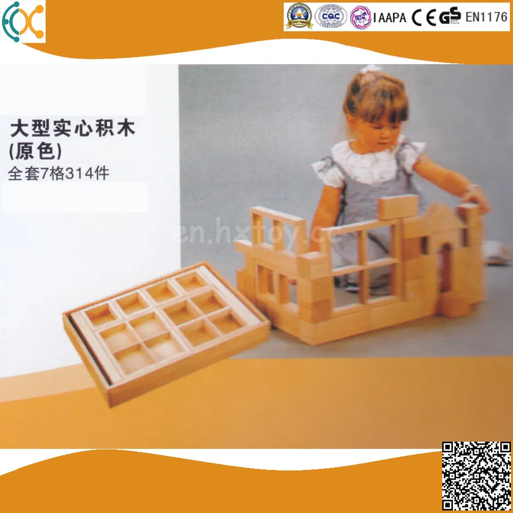 Wood Large Size Outdoor Kids Building Blocks