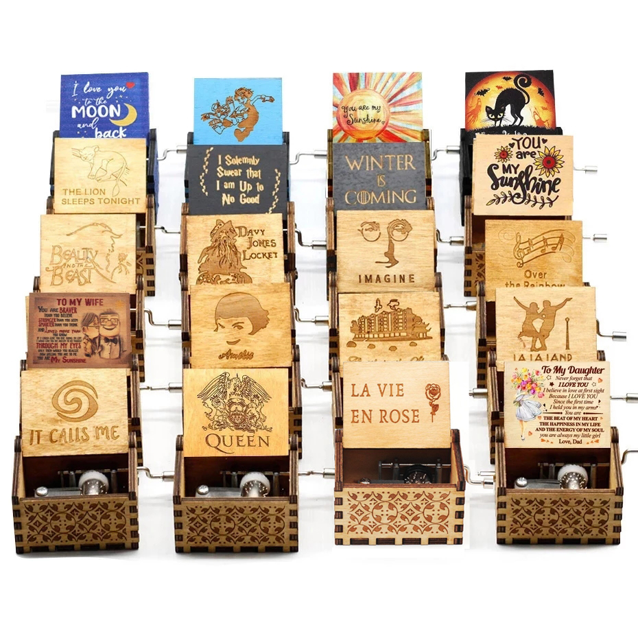 Wooden Music Box Detail 1