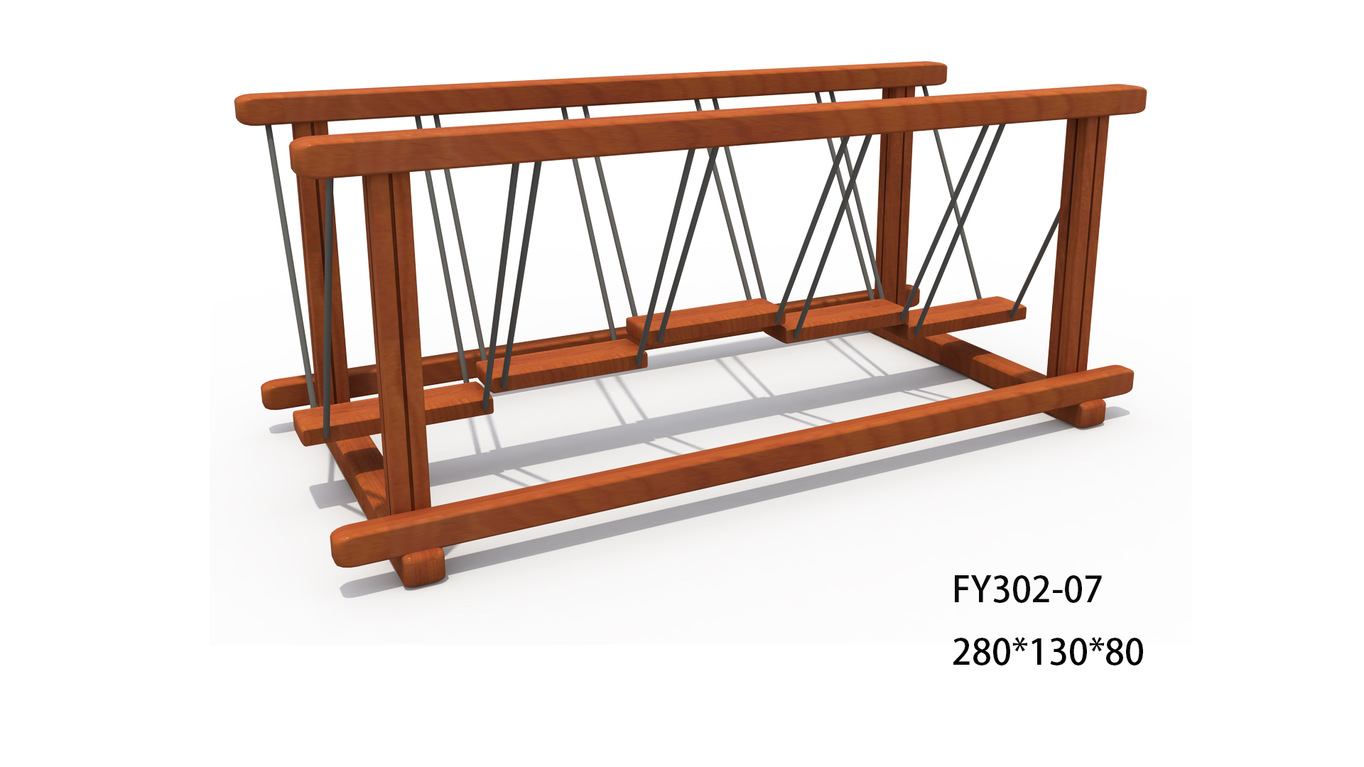 Wooden Outdoor Balance Playground Kids GYM Training Equipment Children Adventure Outdoor Playground Wood Items
