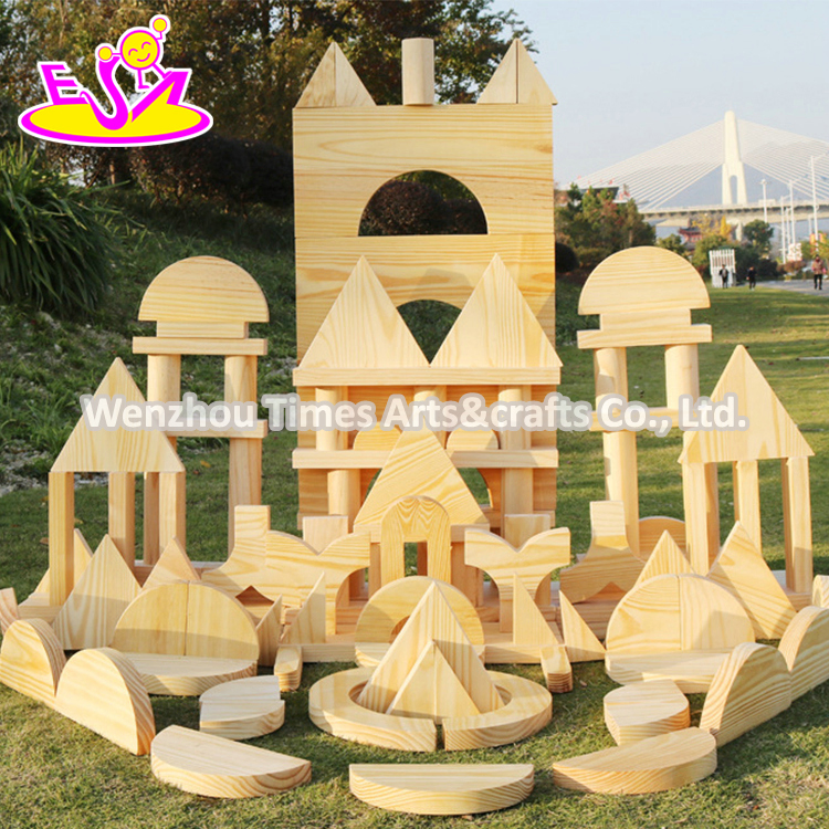High Quality Non-Toxic Wooden Giant Building Blocks for Outdoor W01d097