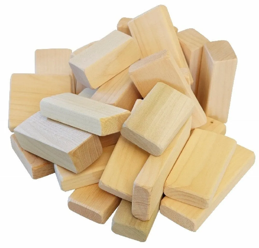 Wooden Toy Gift Set Developmental Construction Natural Building Blocks