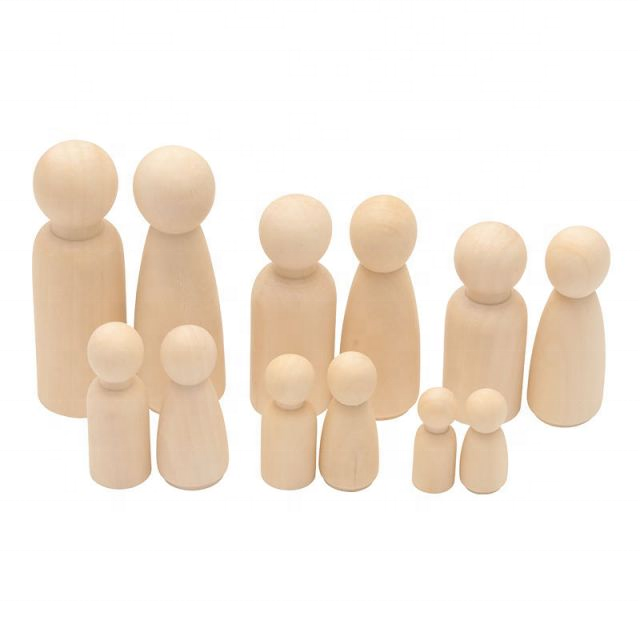 Montessori Toy Wooden Doll Crying Wooden Doll Dollhouse Diy Wooden Doll Wooden Decoration