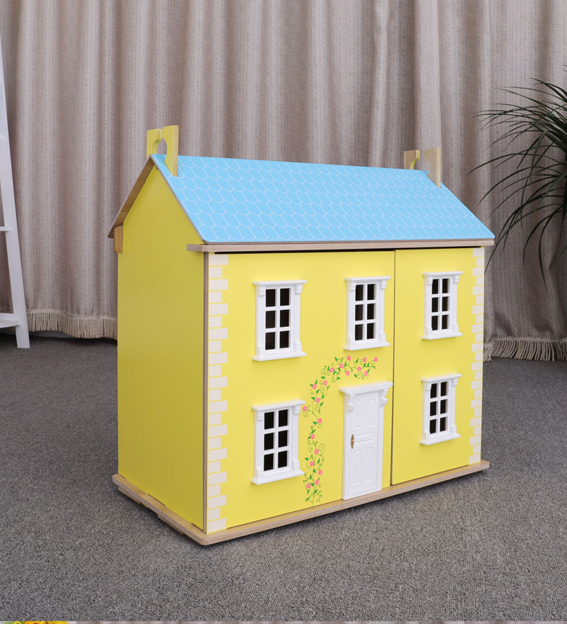 Classic Wooden DIY Children Doll House Toy Play House