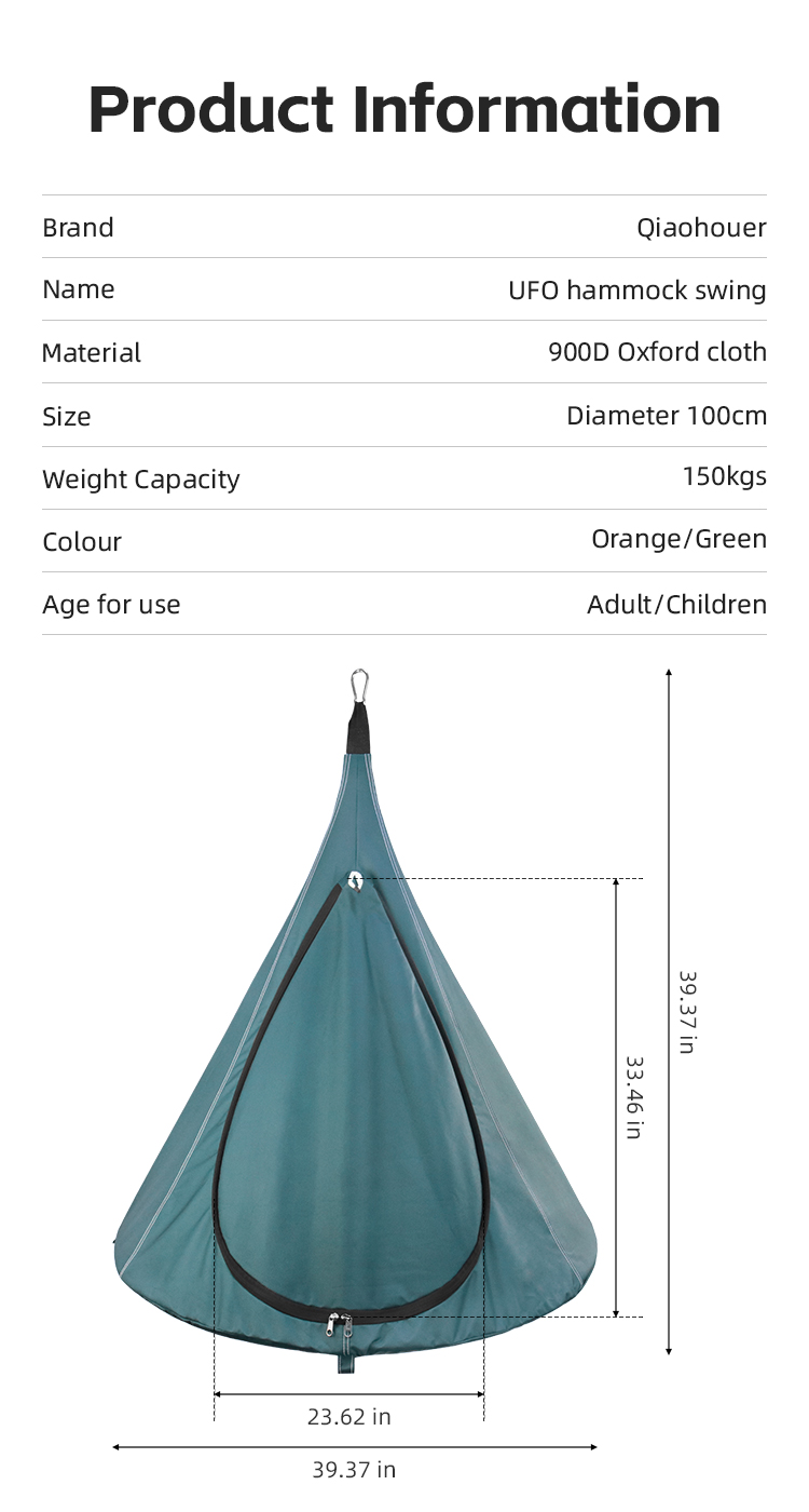 Outdoor Flying Saucer Tree Toy Swing 2