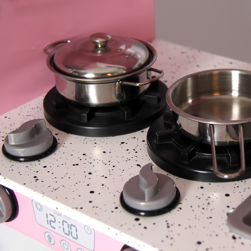 Modern Custom Princess Pretend Play Children Big Size Wooden Kitchen Toys Set for Kids Girls Boys