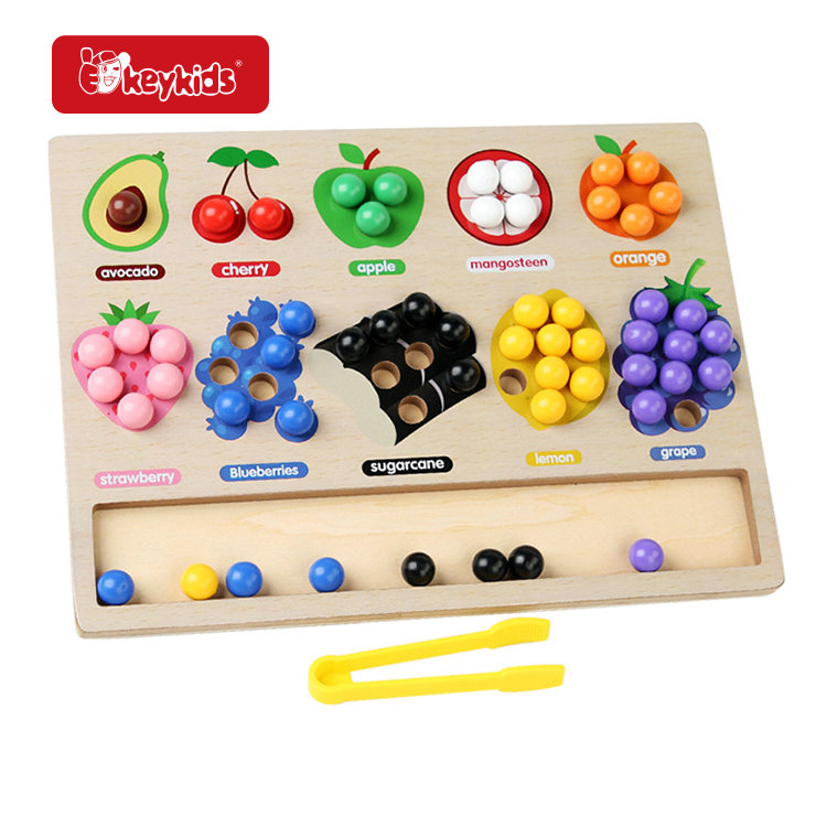 Travel Activity Children Educational Wood LED Busy Board with Switch Autism Toys W12D622
