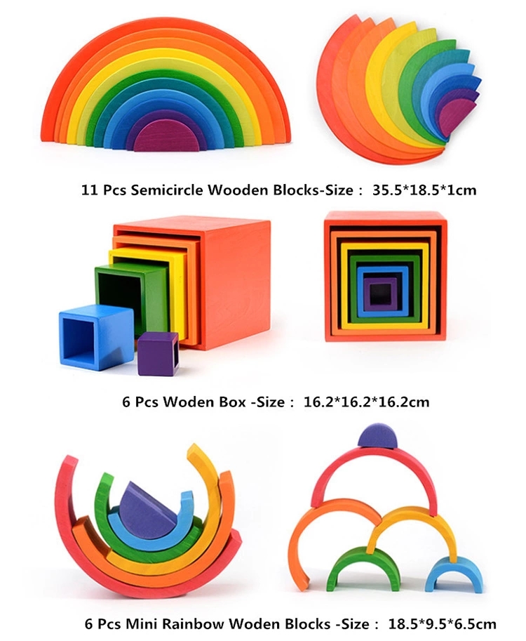 Wooden Blocks Close-up 3