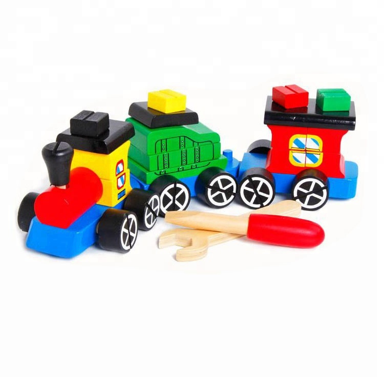2022 Top Wooden Train Set Kids