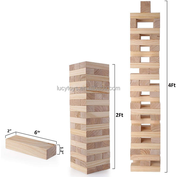 Wooden Giant Tumbling Timber Games Play