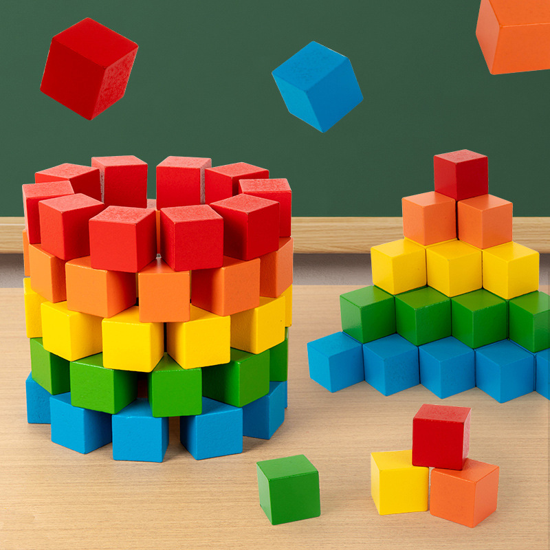 Square Wooden Blocks Details 3