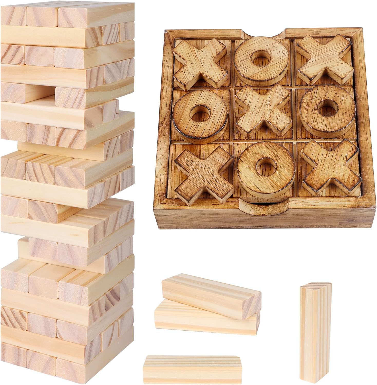 Adults Super Naughty Eco-friendly Wooden Block Tower Tumbling Stacking DIY Toy With Customizable Options