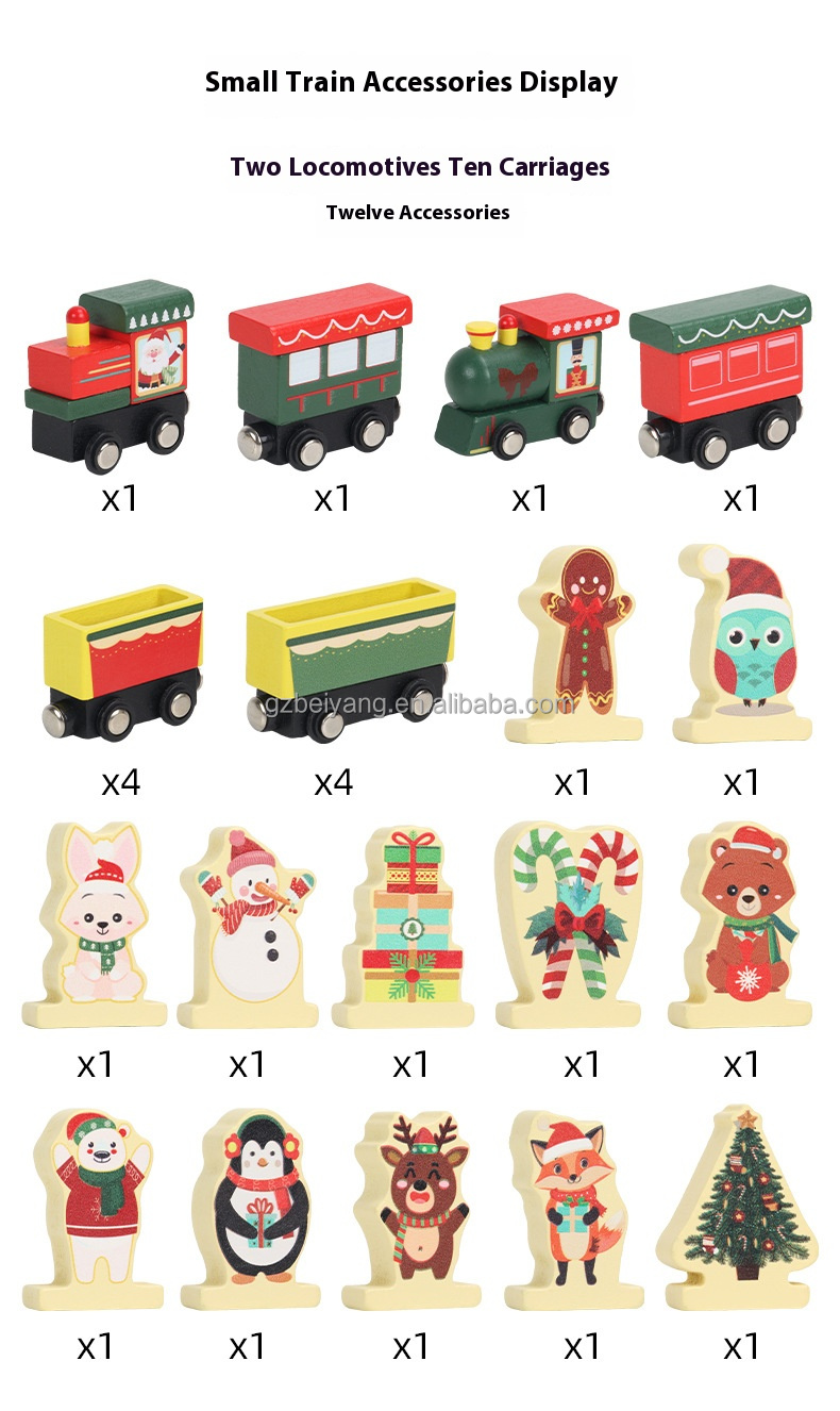 Wooden toy features 8