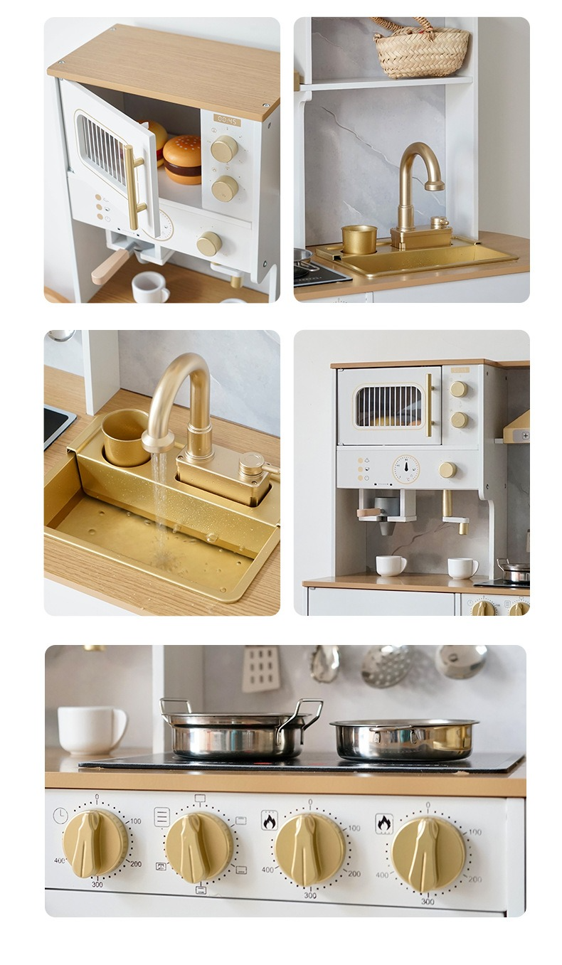 Wooden Play Kitchen details 5
