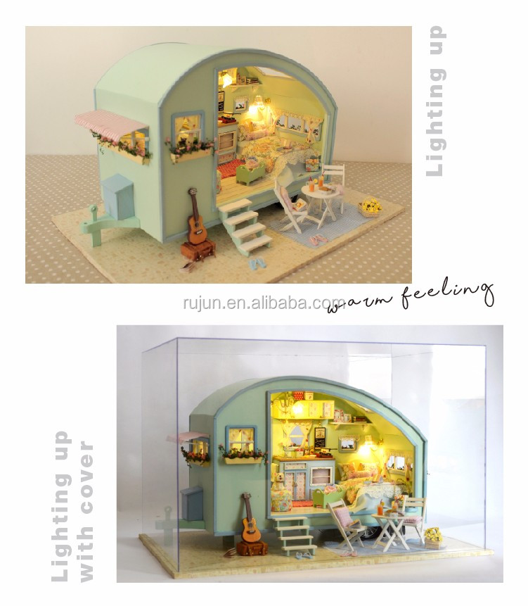 DIY Dollhouse components and materials showcase