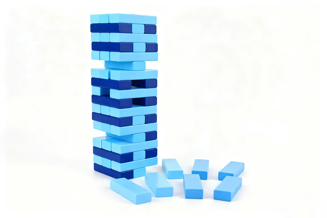 Classic Stackable Eco-Friendly Pine Wood Building Blocks