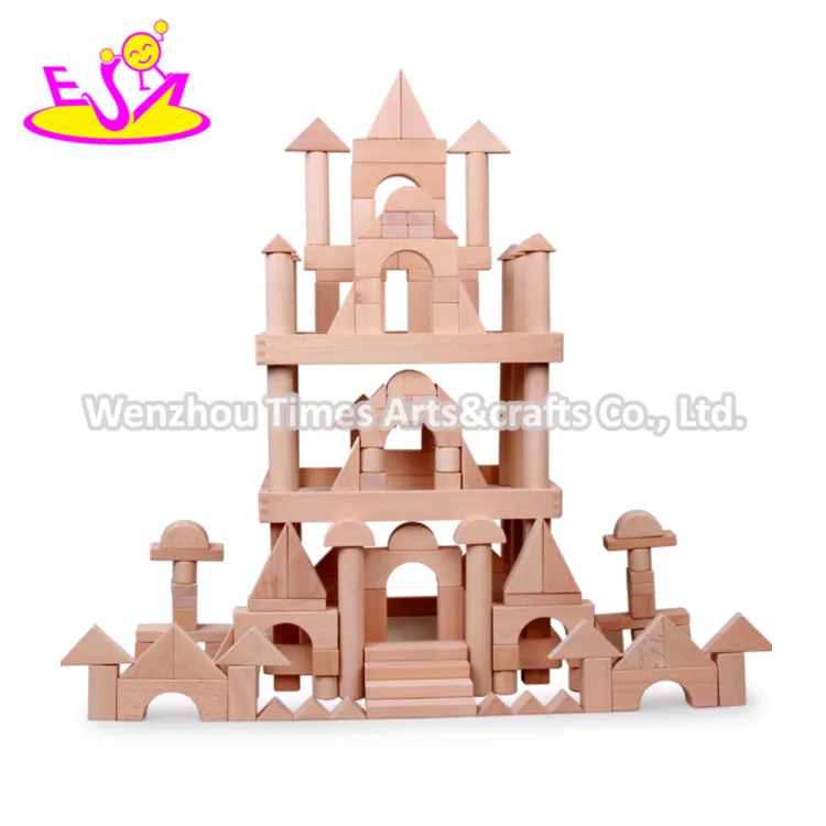 Wooden Building Blocks Detail 2