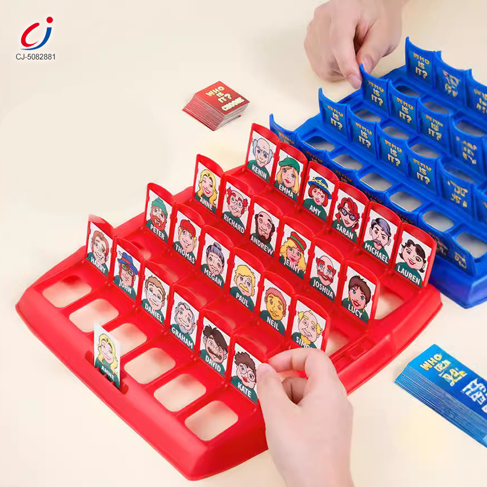 Chengji New Board Game Toy Cheap Cartoon Interactive Memory Funny Family Who Is It Educational Toy For Guessing Games