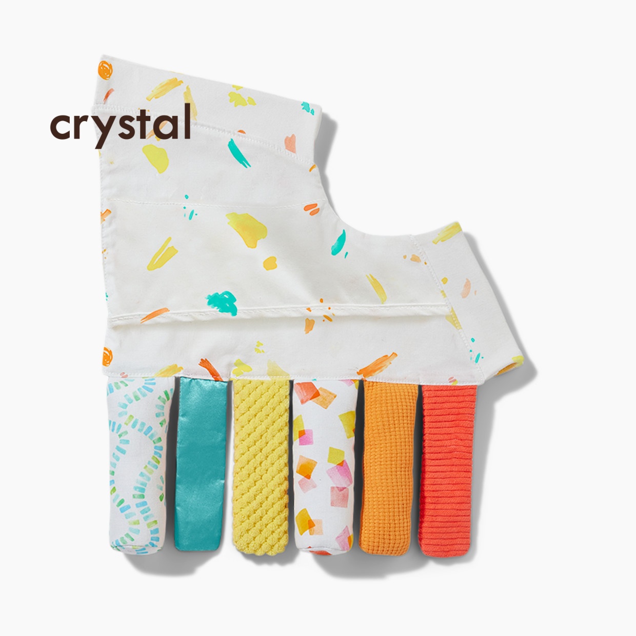 Crystal Montessori Educational Sensory Hanging Toys Wooden Activity Gym for Newborns