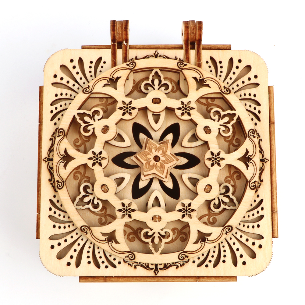 Custom Wooden Music Box 3D Puzzle Building Blocks Set DIY TOY STEM Learning Educational Stacking Toys LT-YYH-25