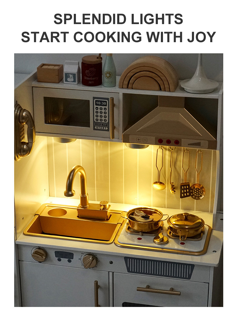 Wooden Kitchen Toy Details 7