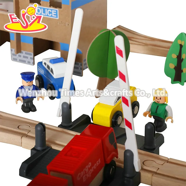 New Design Kids Wooden Electric Toy Train Sets W04c048