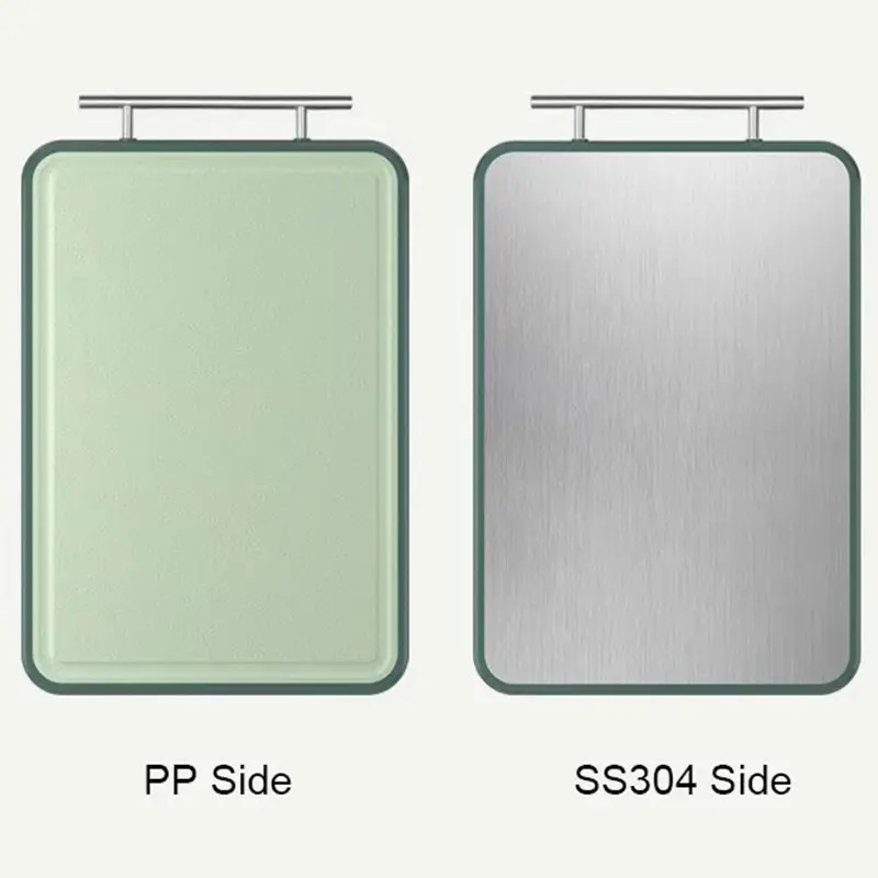 OEM Dual-Side Stainless Steel & Polypropylene Cutting Board - Versatile Kitchen Solution from China Suppliers & Factory Manufacturers, Factory